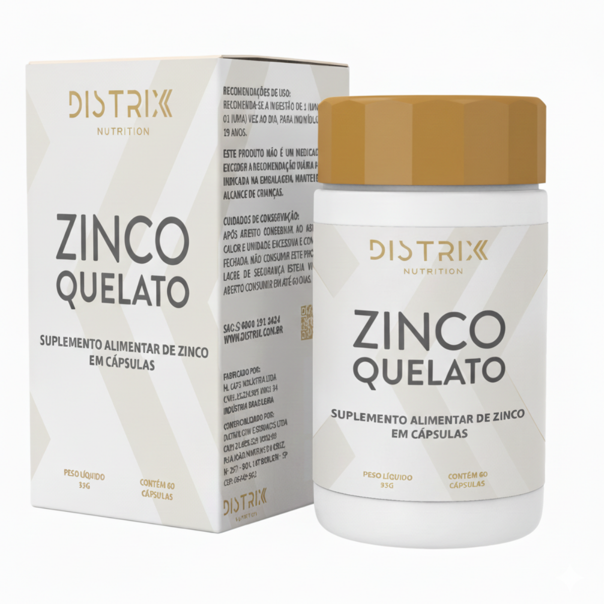 Zinco Quelato Distrix Nutrition